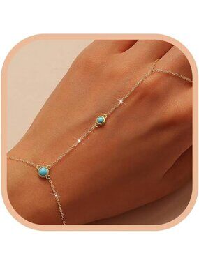 925 Sterling Silver Star Hand Chain Bracelet for Women - Elegant Jewelry